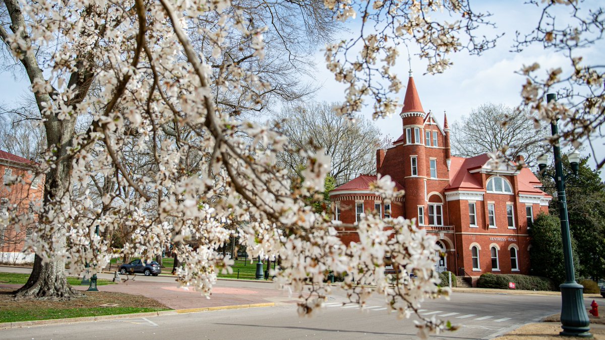 Celebrating Earth Day from the most beautiful campus in America! #HottyToddy