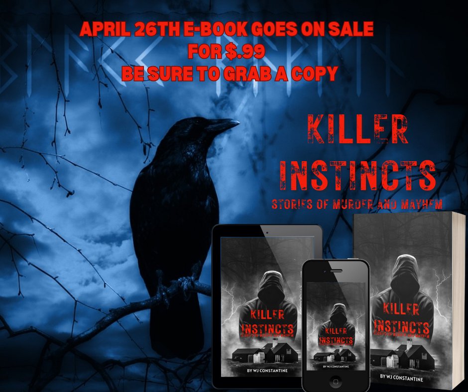Mark Your Calendars! April 26th.

Be sure to grab your copy and let’s explore the mysteries of the criminal mind together.

#TrueCrime #KillerInstincts #BookSale #CrimeReads #MurderMysteries #ReadMore #BookLovers #TrueCrimeCommunity #Bookstagram