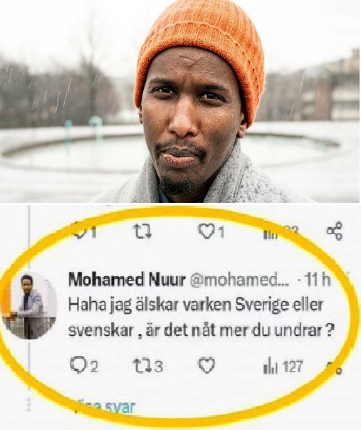 Japp. Vad fan gör du här? Som ung arbetade Muhammed Nuur som kameldrivare i olika karavaner, gifte sig med en 15 år äldre rik änka. Representerade Socialdemokraterna i sju år och nu Vänsterpartiet🤡