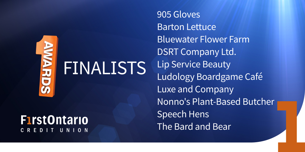 Congratulations to the 2024 #FirstOntario #1Awards finalists. The submissions have all been reviewed and after careful deliberation, the judging panel revealed 10 small businesses who will move on to the next round to pitch for prizes.