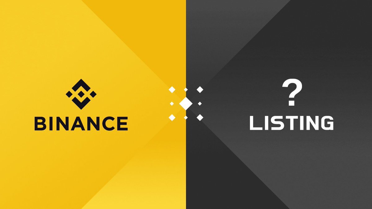 ⚡  #Binance    will be listing $________  ❓