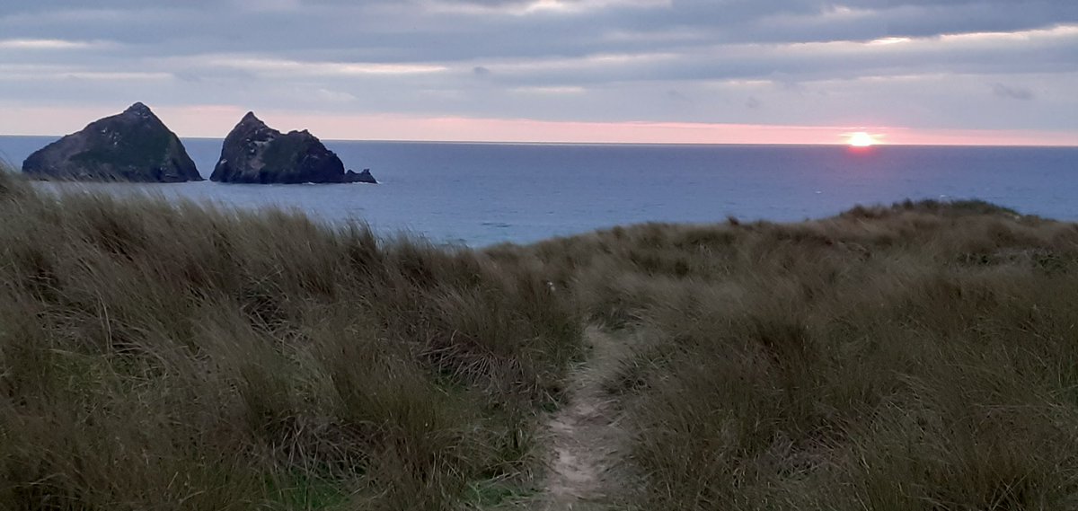 An unexpected sunset this evening. #Cornwall #Poldark