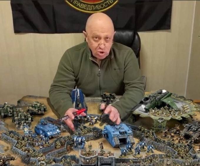 Prigozhin and the Intergalactic Imperium? 🇷🇺⚡️🚀

Unconfirmed reports from inside the Russian military intelligence services that Yevgeny Prigozhin has been named Primarch of the Russian Space Marines Order of Wagner, tasked with expanding the Empire off planet.

For the