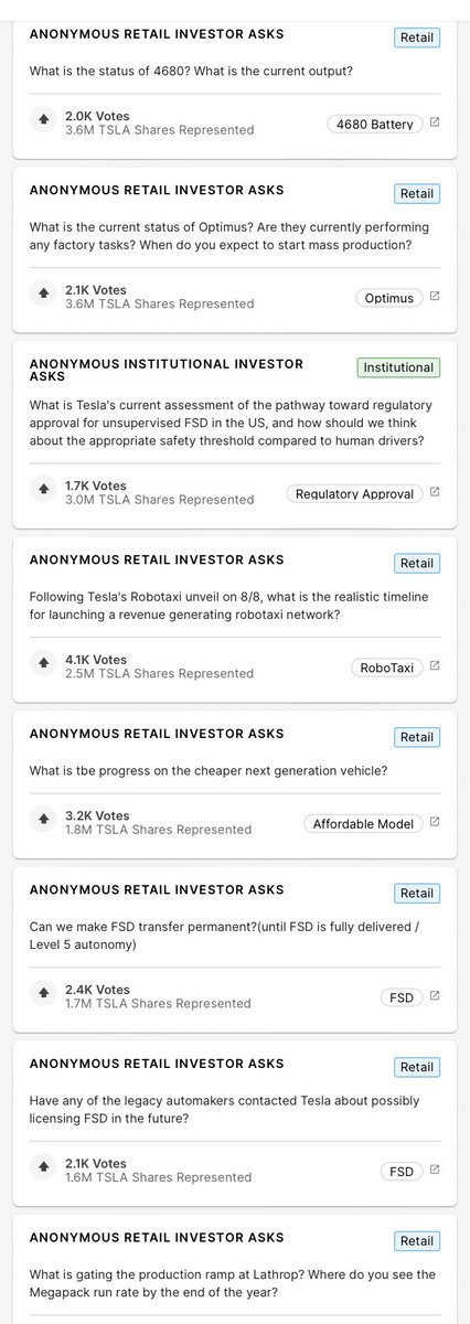 Here are the questions that will be answered on <a href="/Tesla/">Tesla</a>'s Q1 earnings call tomorrow (Tuesday) at 5:30 PM ET.