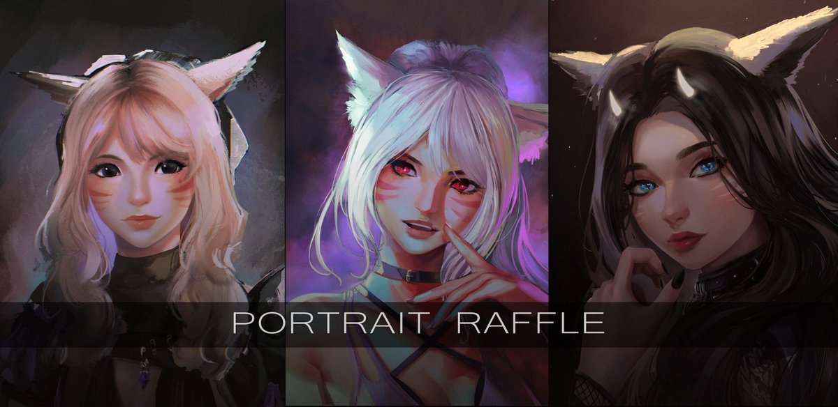 !! ART RAFFLE !!
 Get a free portrait from me !! 
♡ 2 winners 
♡ retweet & follow me 
♡ drop your characters in the comments 
♡ ends on 1st May   

(check my comment for some additonal info abt something that i've messed up  😭)