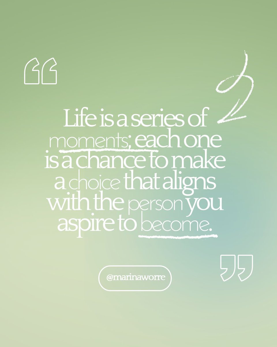 Embrace the power of choice in every moment.🌟 Each decision shapes the person you're becoming. What's one choice you've made recently that reflects your aspirations?
.
.
#growthjourney #womenempowerment #girlbossgoals #girlbossgang #womenbusinessleaders #girlprenuer #sheceo