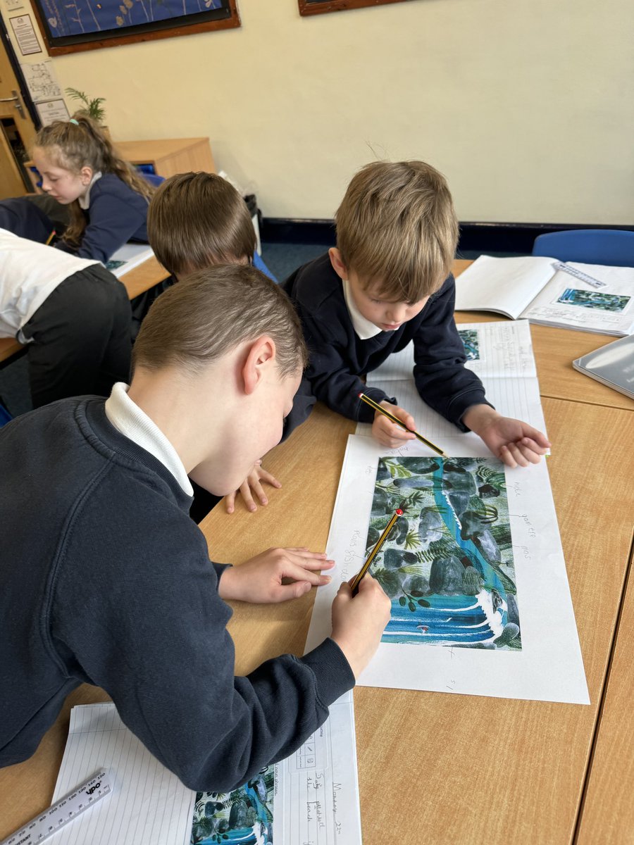 In English, we worked collaboratively to bank noun phrases for one of our settings from our quality text. Super work Y2! <a href="/BarntonMissR/">Miss Rutter</a>