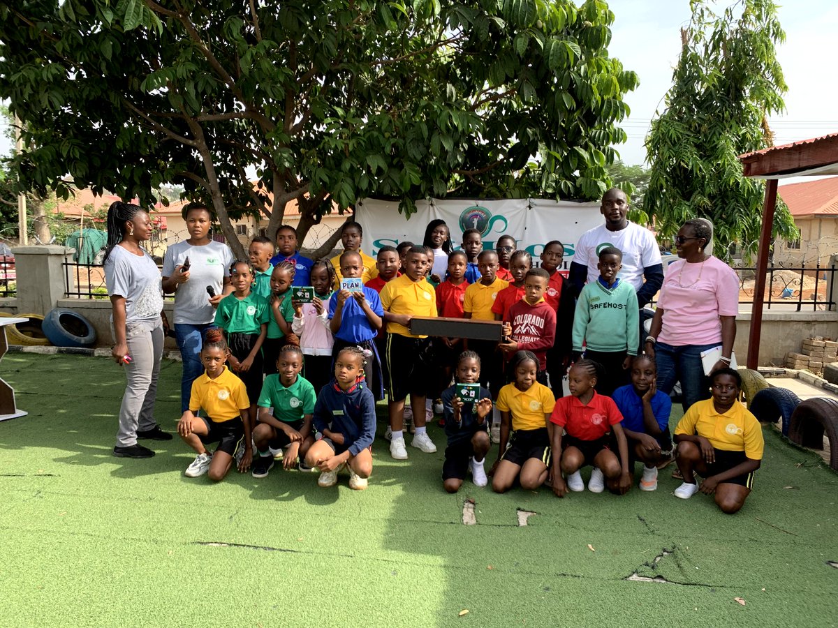 aliyusadiq_gky's tweet photo. My #EarthDay2024 Action:

Today, I educated students including PWDs of Safehost International School on #climatechange and environmental solutions using the PLAN environmental game developed by my team @ecocykle

Thanks to @KwajiFoundation for the support.

#PlanetVsPlastics https://t.co/8nM8n8AfWA