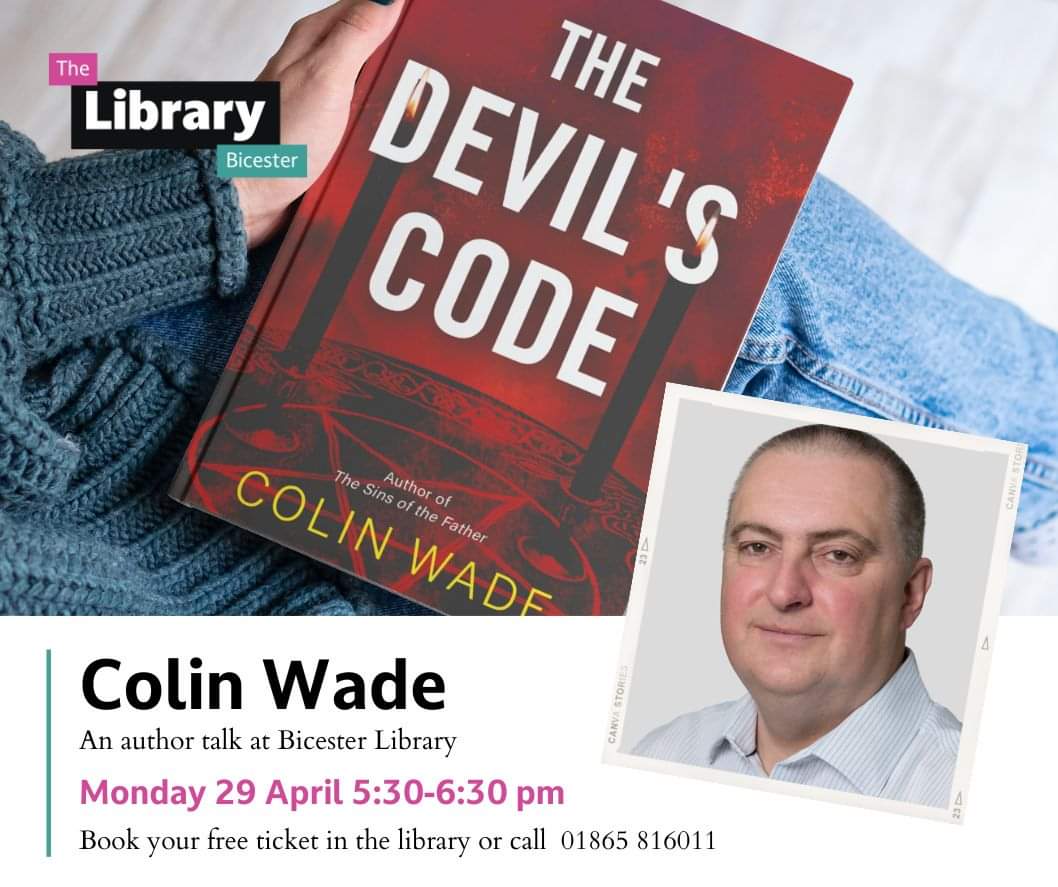 A reminder that I am at Bicester Library on Monday 29th April from 5.30pm talking about my author career. Contact the library to book your place. <a href="/BookGuild/">Book Guild</a>