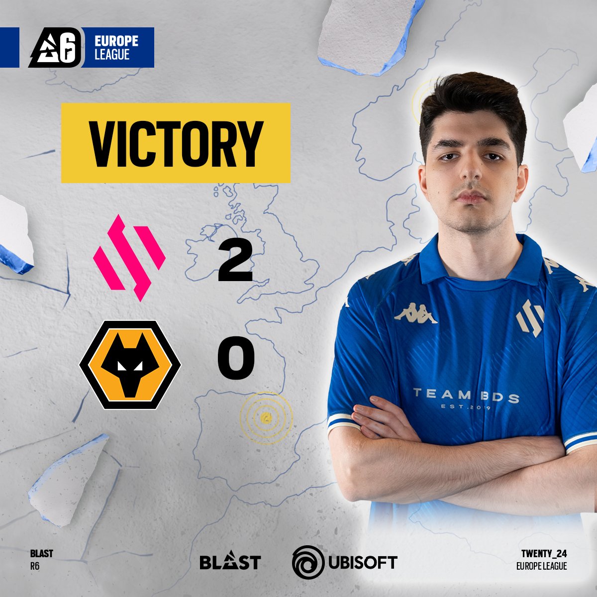 TEAM BDS ✈️ Manchester 🇬🇧 @TeamBDS beat @WolvesEsports and qualify themselves to the Major 🏆 #R6EUL ...as if there were any doubts 🤷‍♂️