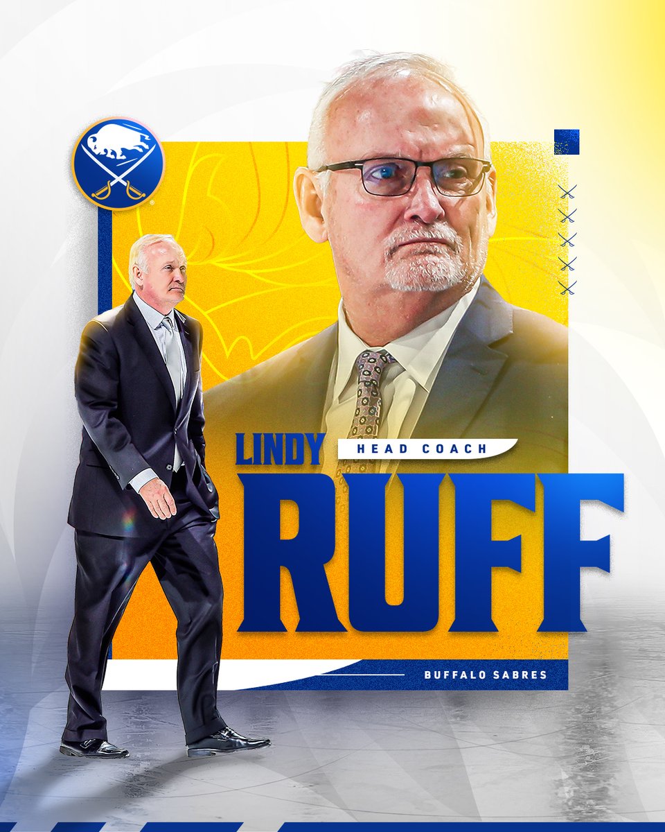 A DONE DEAL ⚔️ We have hired Lindy Ruff as our head coach! bufsabres.co/3w6gHTA | #LetsGoBuffalo