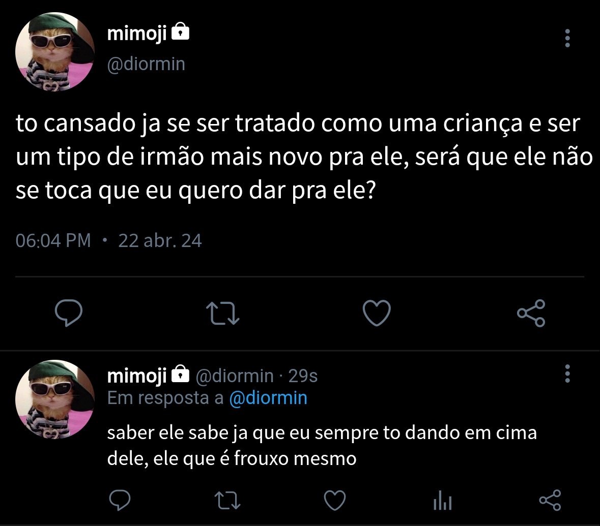 7koovr's tweet photo. bad idea right?🔞 — #jikookau 
onde Jimin é encantado pelo amigo bad boy do seu irmão e está cansado dele o tratar como uma criança. https://t.co/TvKFaF4IZo