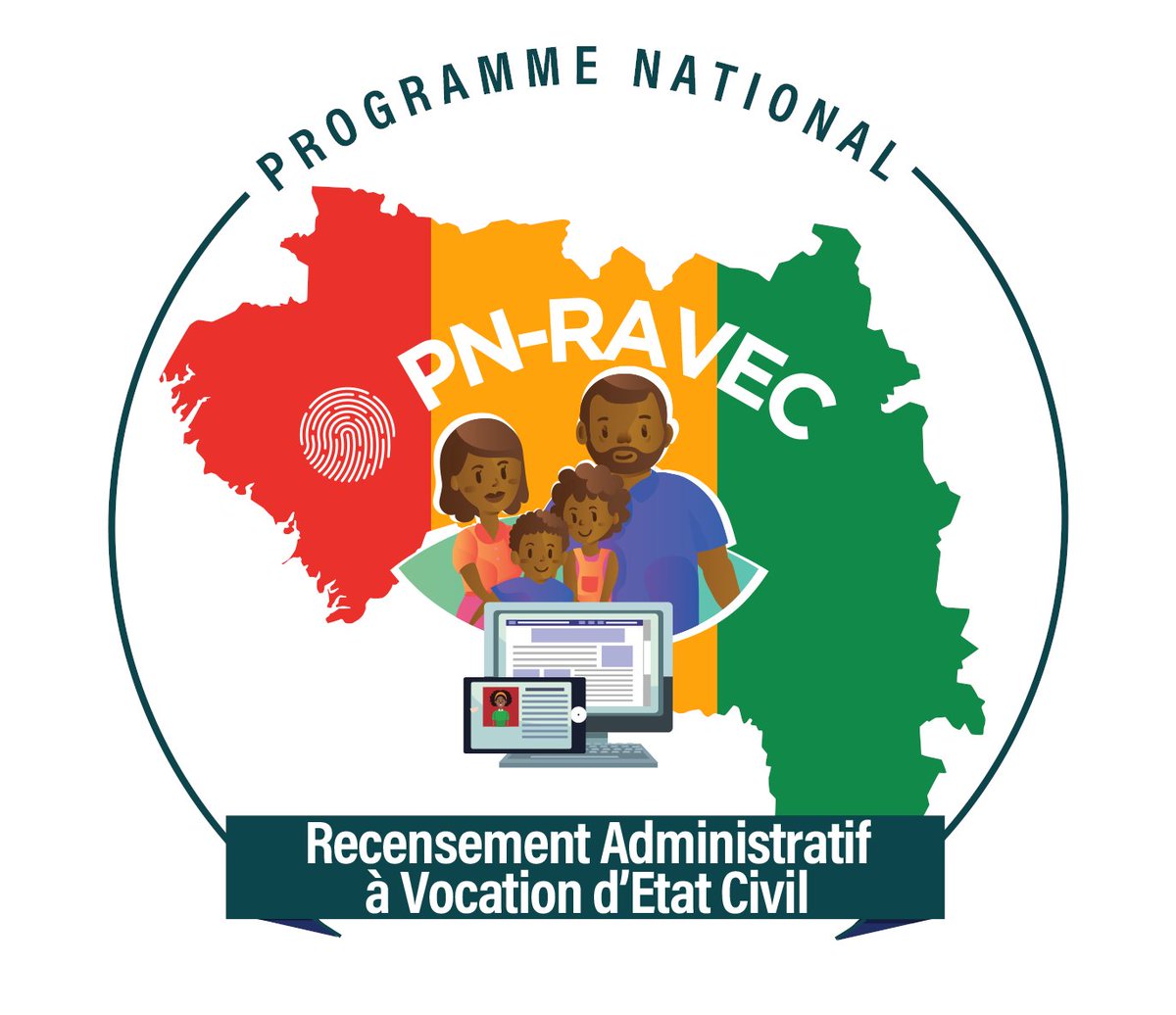 #Guinée | Un autre pas a été franchi lundi dans le cadre du retour à l'ordre constitutionnel. 1 an 5 mois après la création du Programme National de Recensement Administratif à Vocation d’Etat-civil (PN-RAVEC), le président de la transition a enfin nommé les responsables de la