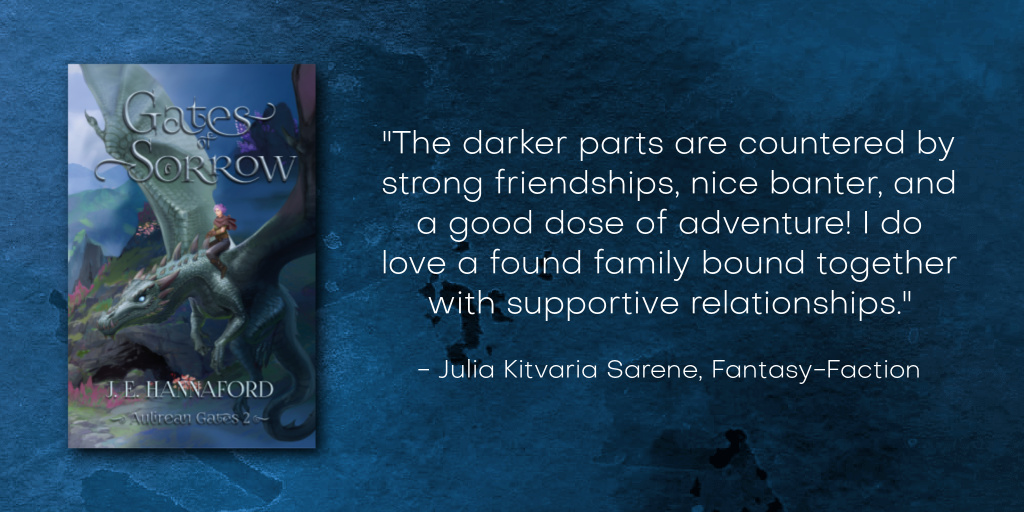 Today Julia Kitvaria Sarene reviews @hannaford_jenny's Gates of Sorrow! - JI 🐉

'The darker parts are countered by strong friendships, nice banter, and a good dose of adventure! I do love a found family bound together with supportive relationships.'

fantasy-faction.com/2024/gates-of-…