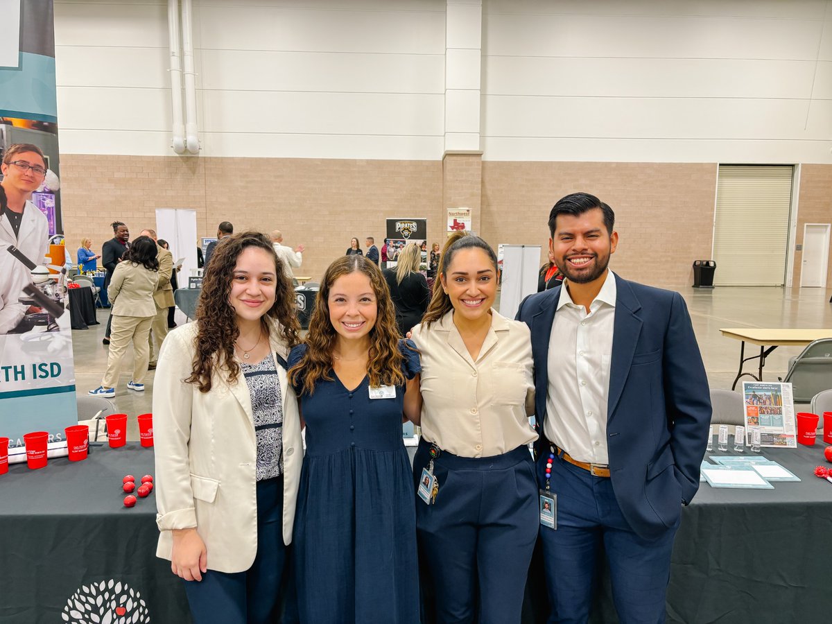 The Strategic Recruitment team enjoyed attending the #NCTASPA job fair #OneFortWorth 🍎⭐️ Apply today at fwisd.org/careers @SerranoRecruits @WiL_Cruz1 @MelissaRecruits @alexa_recruits