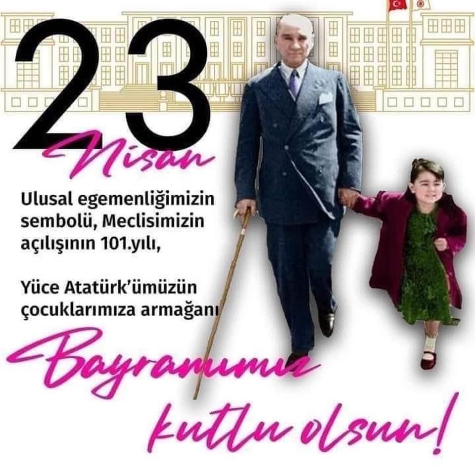 Atatürk çocukları çok severdi.
Öyle severdi ki 
       yaşı kaç olursa olsun tüm sevdiklerine “çocuk”diye seslenirdi.
  Bu nedenle sevgisinin en büyük göstergesi olarak da dünyanın tek çocuk bayramını onlara armağan etti.🇹🇷
#Yaşasın23Nisan
#YaşasınCumhuriyet
#EgemenlikMilletindir