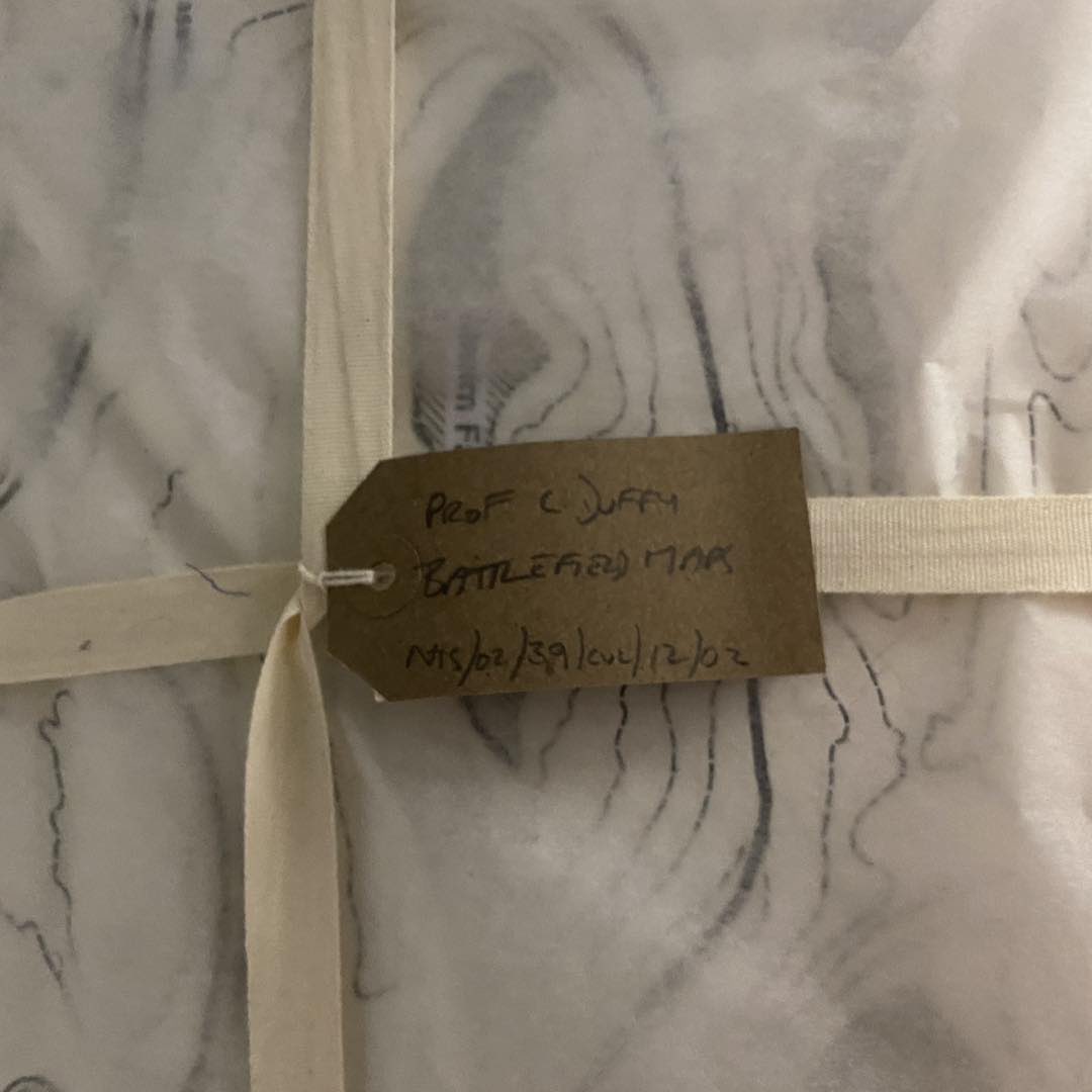FunkyPlaid's tweet photo. Incredible bequeathal from Christopher Duffy to the @N_T_S Culloden archive. Here's hoping that they make it available for students and researchers to consult upon appointment when visiting the property. (pics via NTS Culloden’s FB/Insta posts) https://t.co/CQ3xapWClD