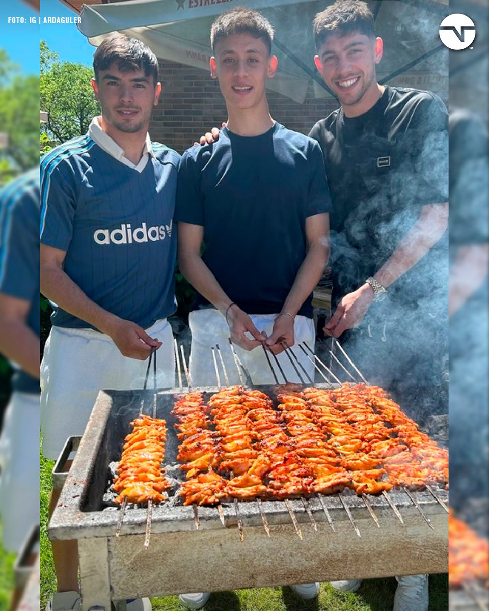 ¡Asadito para los ganadores del Clásico! 🥵 Hoy no hay lunes de bajón en el Real Madrid, cortesía de Arda Güler. 👨🏻‍🍳