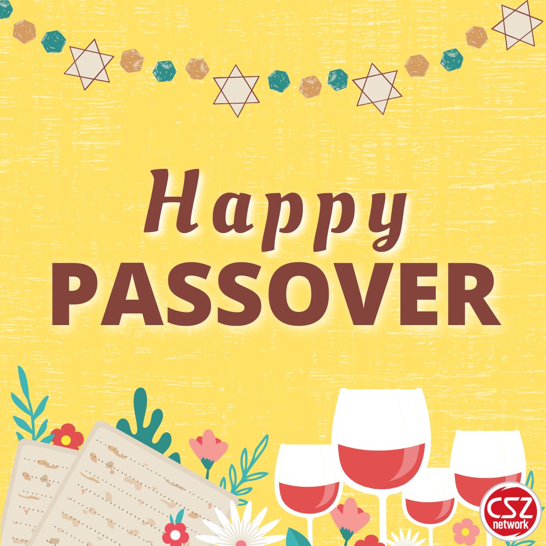 From all of us at CSZ Network, wishing you a Passover filled with joy, love, and cherished moments with family and friends. 🌟🕊️ #Passover