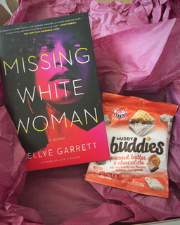 Must be doing something right, because I got a copy of @kellyekell's MISSING WHITE WOMAN (out April 30) *and* snacks! Evening sorted! #MissingWhiteWoman