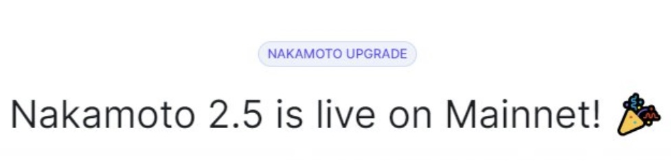 PepeCoinSTX's tweet image. 99% -&amp;gt; 100% #NAKAMOTO upgrade🚀

Just a few more weeks before the last activation kicks in those benefits 🔥

Are we officially calling the 22nd of each year: NakamotoDay?👀

All in favor: ✅

#BTCPEPE #PEPEBTC #Stacks #Bitcoin