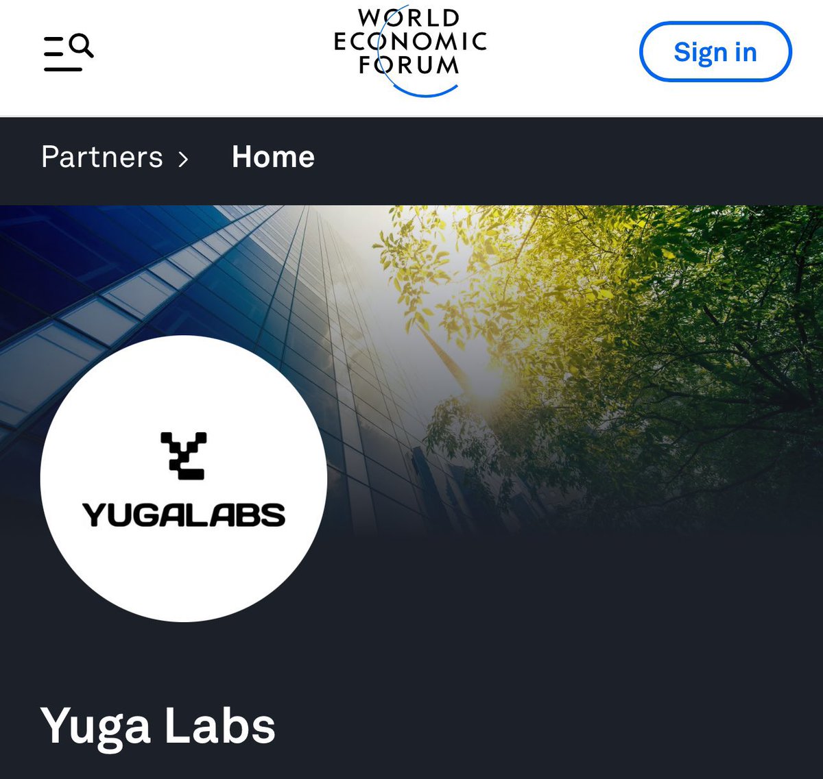 3orovik's tweet image. Yuga Labs is an official partner of the World Economic Forum

Someone please tell me this is bullish???