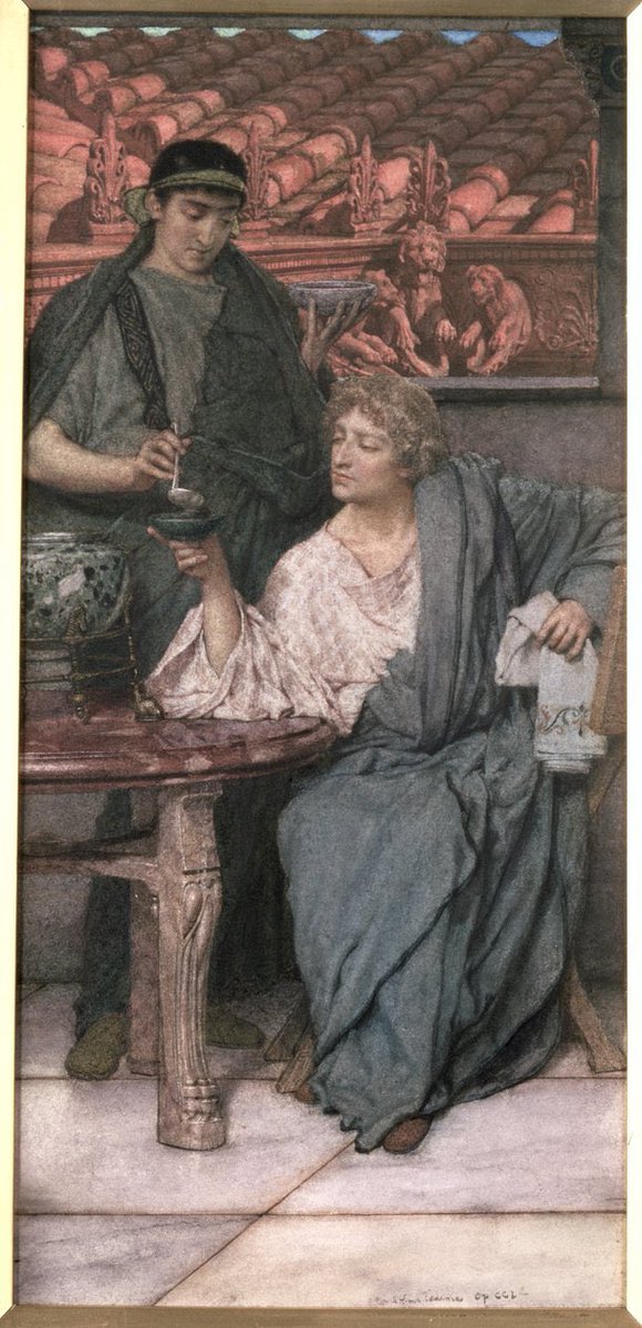 Los catadores de vinos romanos. Lawrence Alma Tadema #ieda