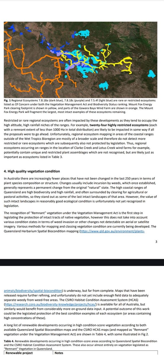 IMPORTANT RESEARCH you wont find anywhere else. Botanist Jeanette Kemp's latest research on the impacts to threatened vegetation from badly located proposed wind farms in qld. drive.google.com/file/d/1eGwvTs…