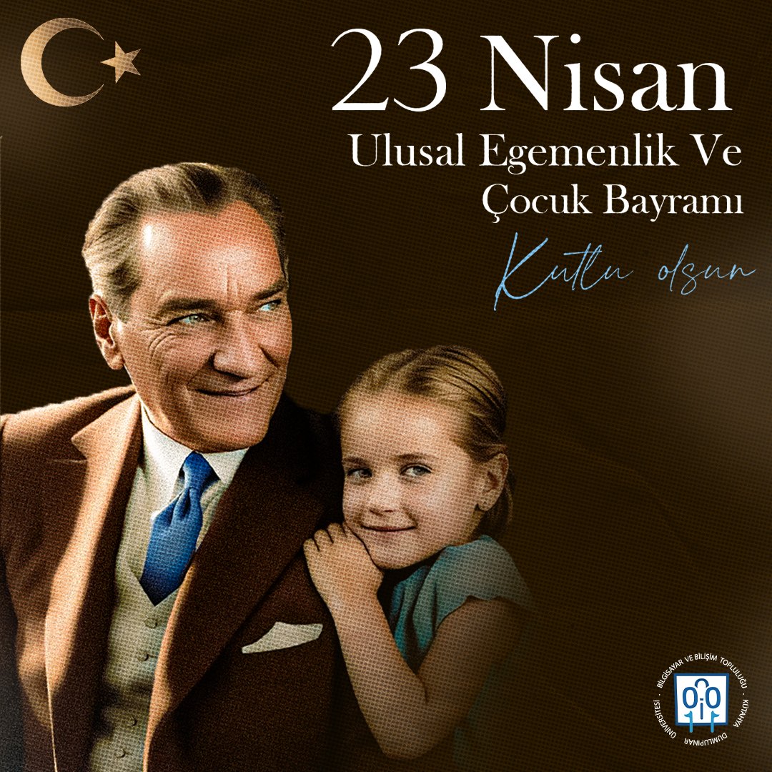 23 NİSAN ULUSAL EGEMENLİK VE ÇOCUK BAYRAMI KUTLU OLSUN! 🇹🇷🇹🇷