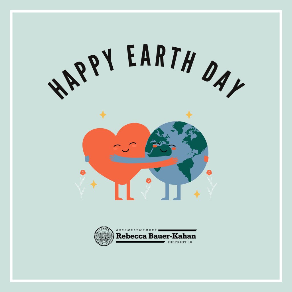 Happy #EarthDay! I’m incredibly lucky to represent a district that has so much appreciation for our open spaces and environment. There’s no Planet B, so let’s continue to work towards protecting our planet for all generations to come. 💚🌎