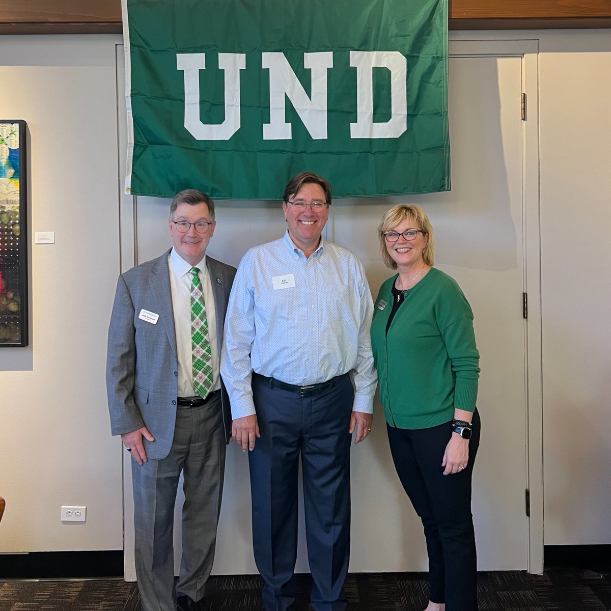 We had a wonderful time getting together with UND alumni and friends last Friday in Palo Alto. Thank you, Ray, '87, and Terrie Purpur for hosting! ☀️🌳 #UNDalumni #UNDproud