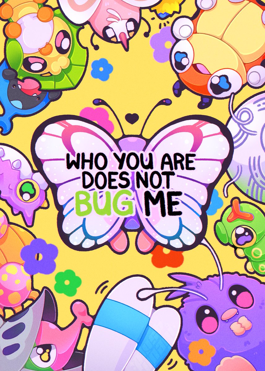 🌈🪲 WHO YOU ARE DOES NOT BUG ME 💜 🩷🧡💛💚💙💜🌈💜💙💚💛🧡🩷 You’re not too much, and what you’re passionate about isn’t dumb. The world has space for you.
