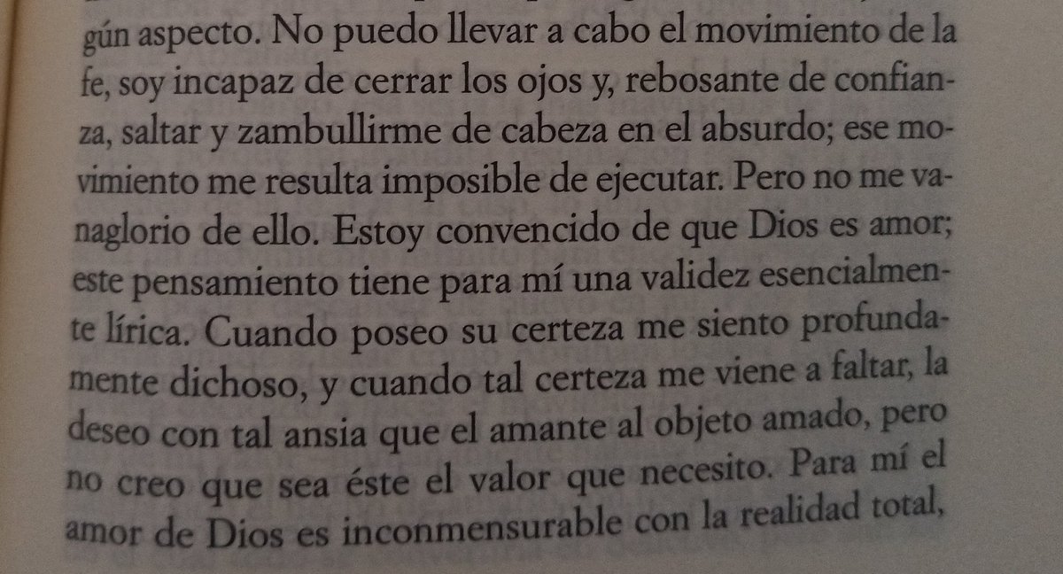 Sören Kierkegaard en 'Temor y temblor'.