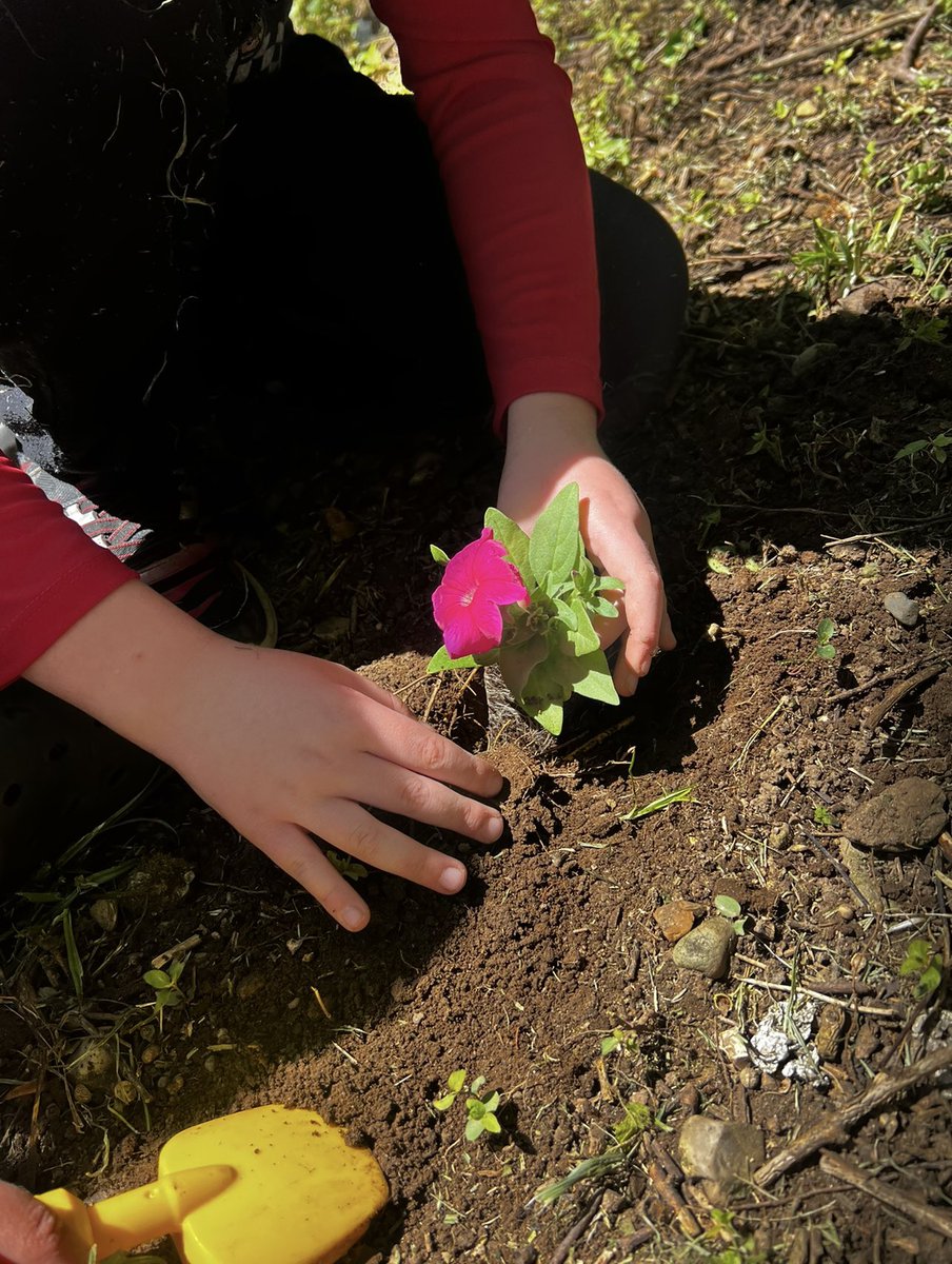 mathews_edvent's tweet photo. Happy Earth Day! 🌎 We planted flowers in our Elda Nature Center with @MrsMartinSmiles buddies! 💙 #earthday #SaveOurPlanet #RossRams https://t.co/nSCh1tLB3i