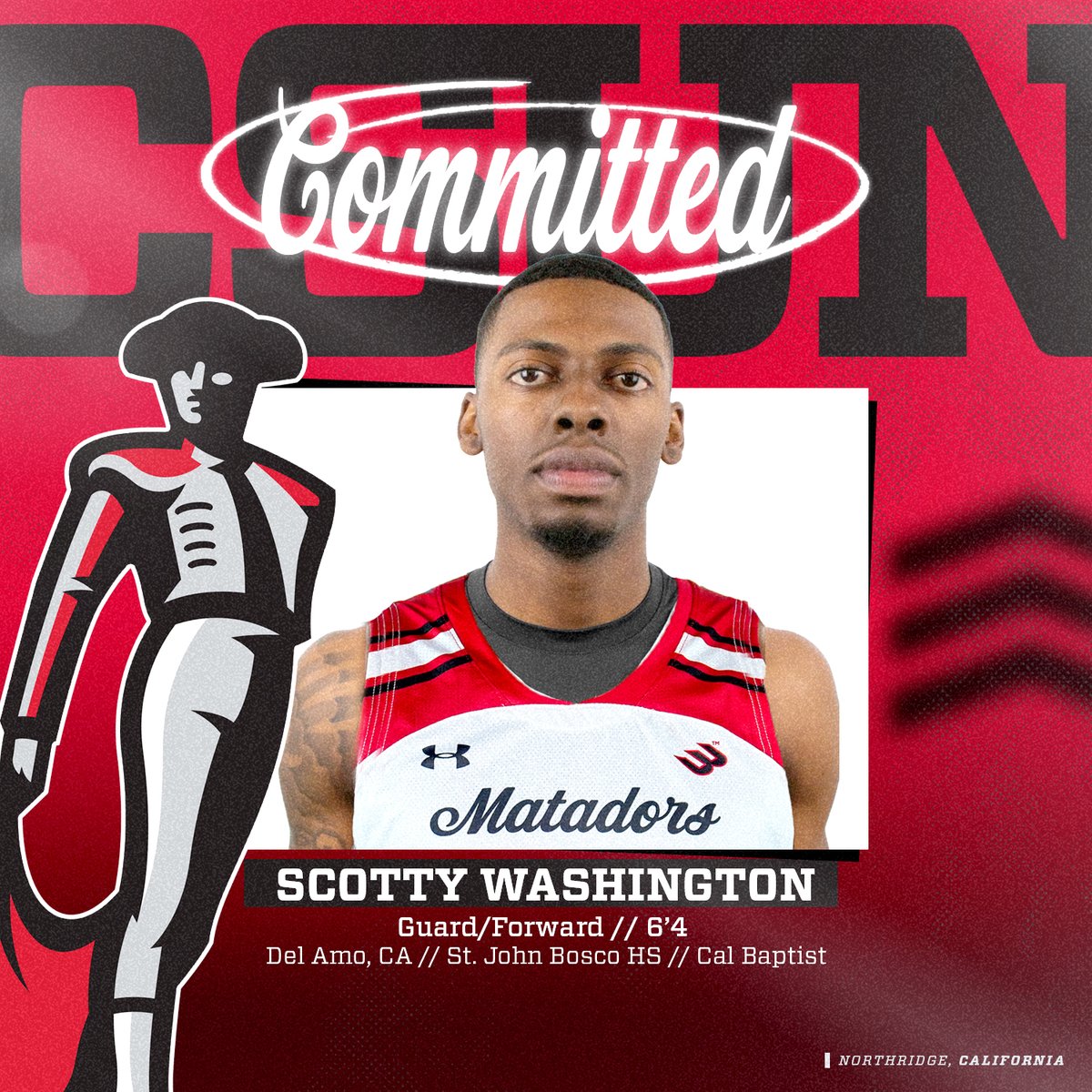 A proven baller. 🏀

Scotty Washington compiled 426 points for California Baptist over the last two seasons, including a career-high 26 in January.

#GoMatadors