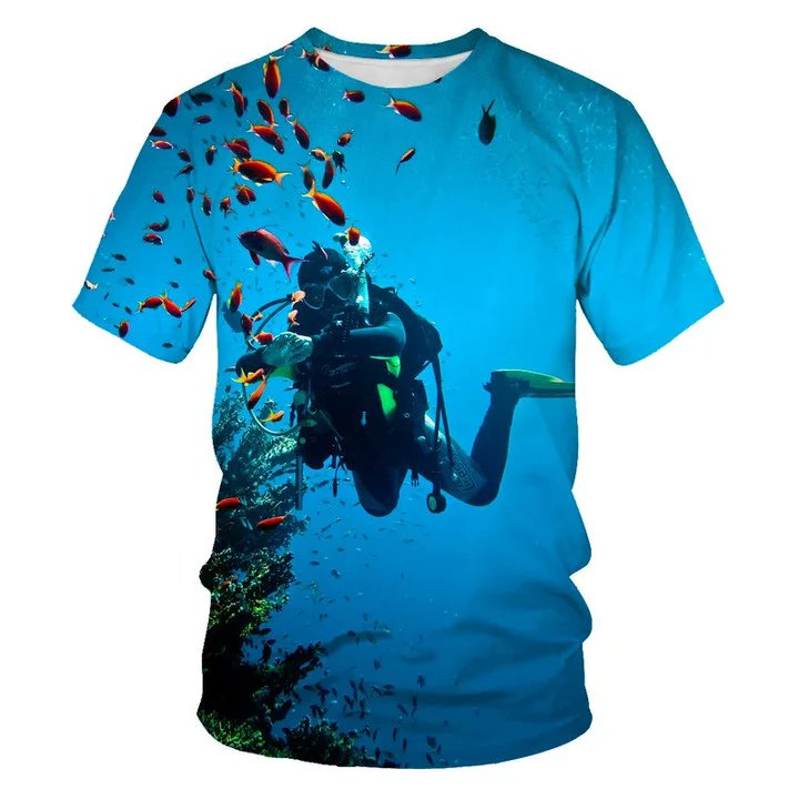 Scuba Diving T-shirt, Link in comment or order here : happyshoppingzone.com/products/summe…