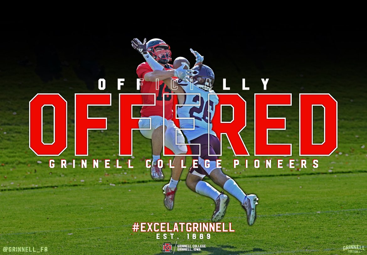 After a great conversation with coach <a href="/CoachGibo/">Jordan Gibo</a> I am blessed to receive an offer from the Grinnel College Pioneers‼️
<a href="/12thmanOHS/">Oxnard HS Football</a>