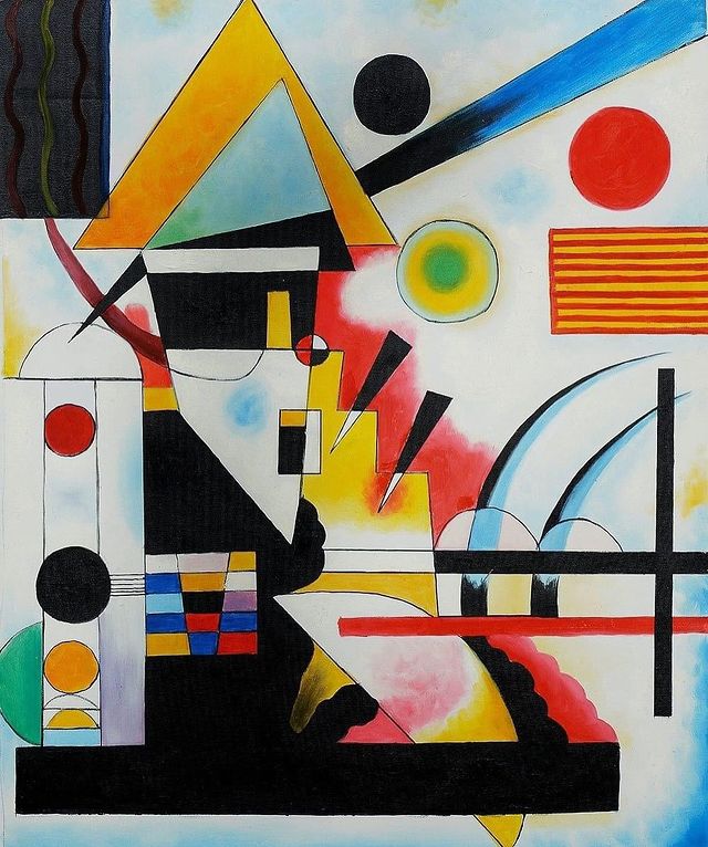 Wassily #Kandinsky - 1866-1944 Balancement - Swing - 1925.