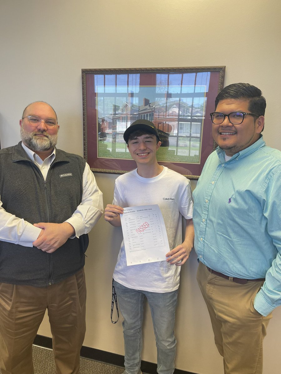 bordersooner's tweet photo. Congratulations to Dakota on earning his GED today!  He plans to go into the heat/air industry!  We are proud of how quickly you earn your GED and look forward to all the good things to come.  #fsaec #adulted #GED #changinglives #togetherisbetter #howcanwehelpyou https://t.co/uc9Ttp2MMR