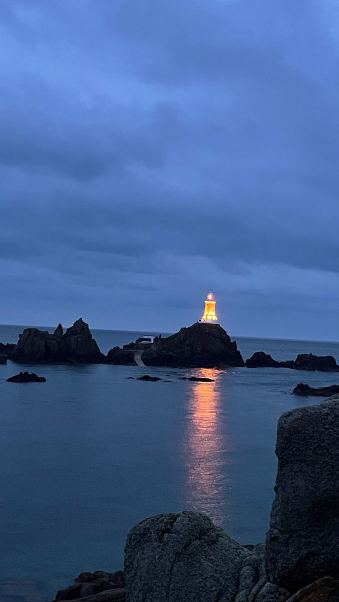 150th Anniversary of Corbière Lighthouse. Looking splendid in golden floodlights.