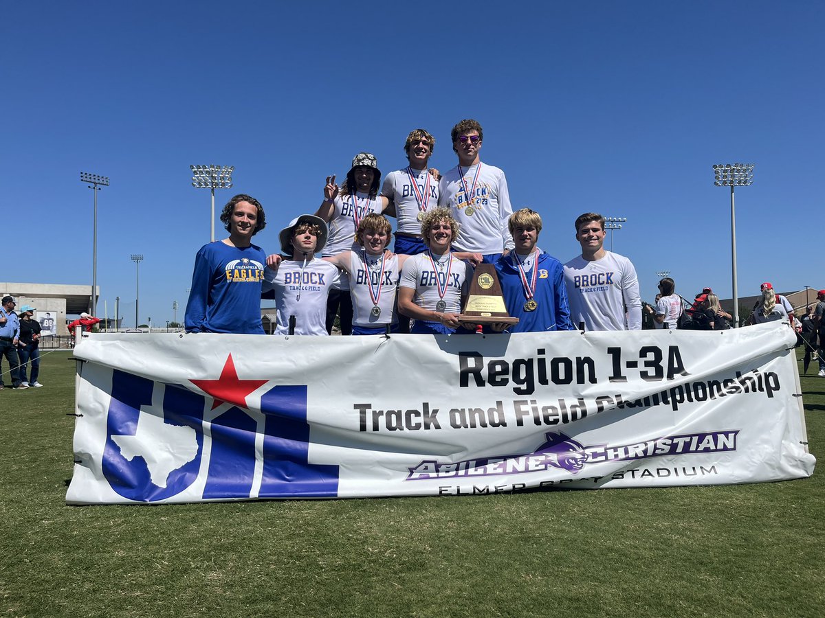 Region 1 Team Champs! 4th consecutive year! @BrockAthletics