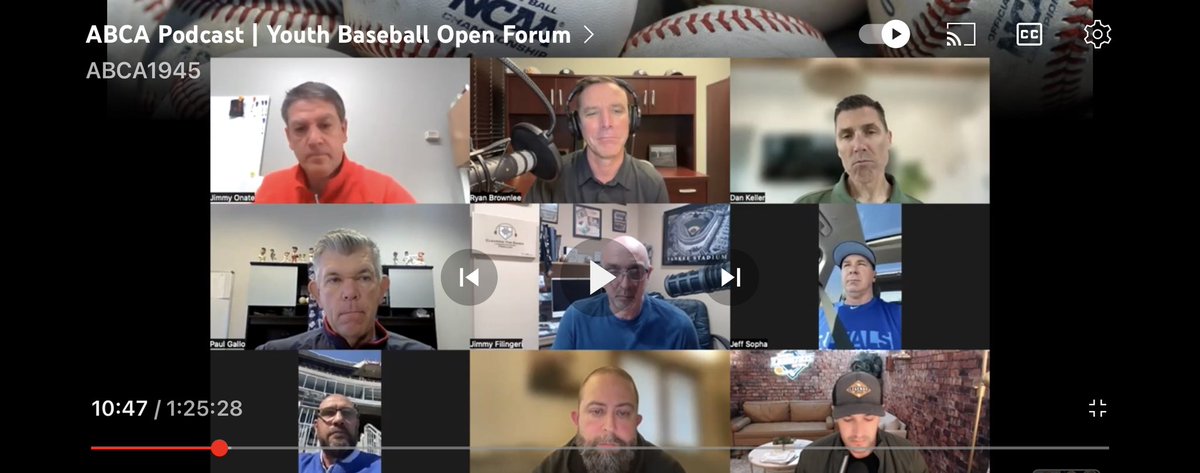 ABCA Podcast | Youth Baseball Open Forum youtu.be/7veY28Zl328?si… via @YouTube Great group of folks trying to help youth baseball thrive in the world @ABCA1945 @CoachB_ABCA