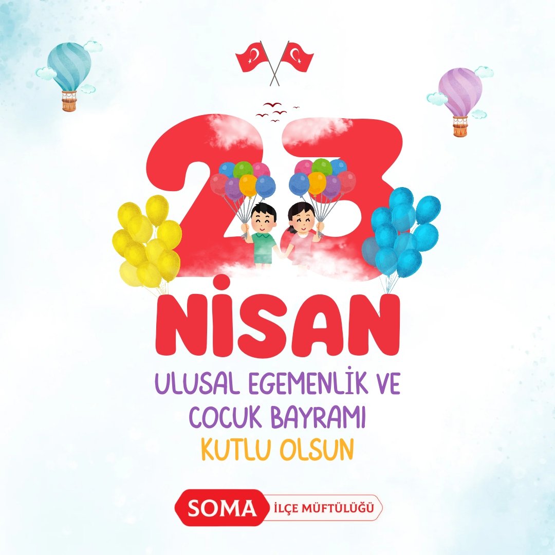 "Dünyayı Çocukların Tebessümü Güzelleştiriyor" 😊

23 Nisan Ulusal Egemenlik ve Çocuk Bayramı Kutlu Olsun. 🇹🇷

#23NisanKutluOlsun