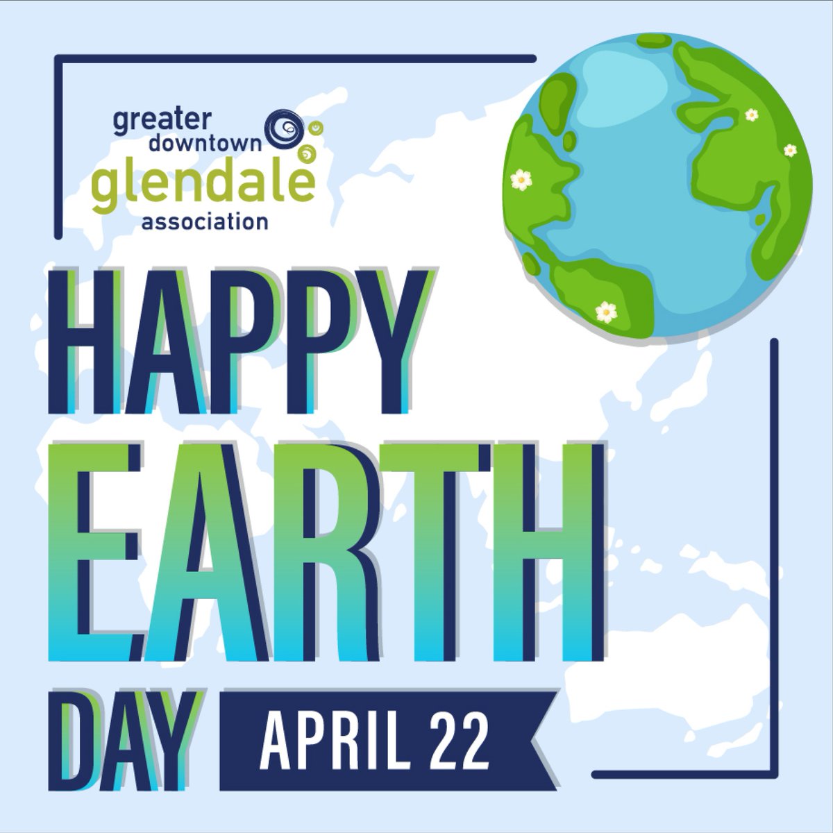 Happy Earth Day! 🌎 Let's all do our part to keep Glendale beautiful 🌸🌳 #earthday #environment #glendale #dtglendale 💚