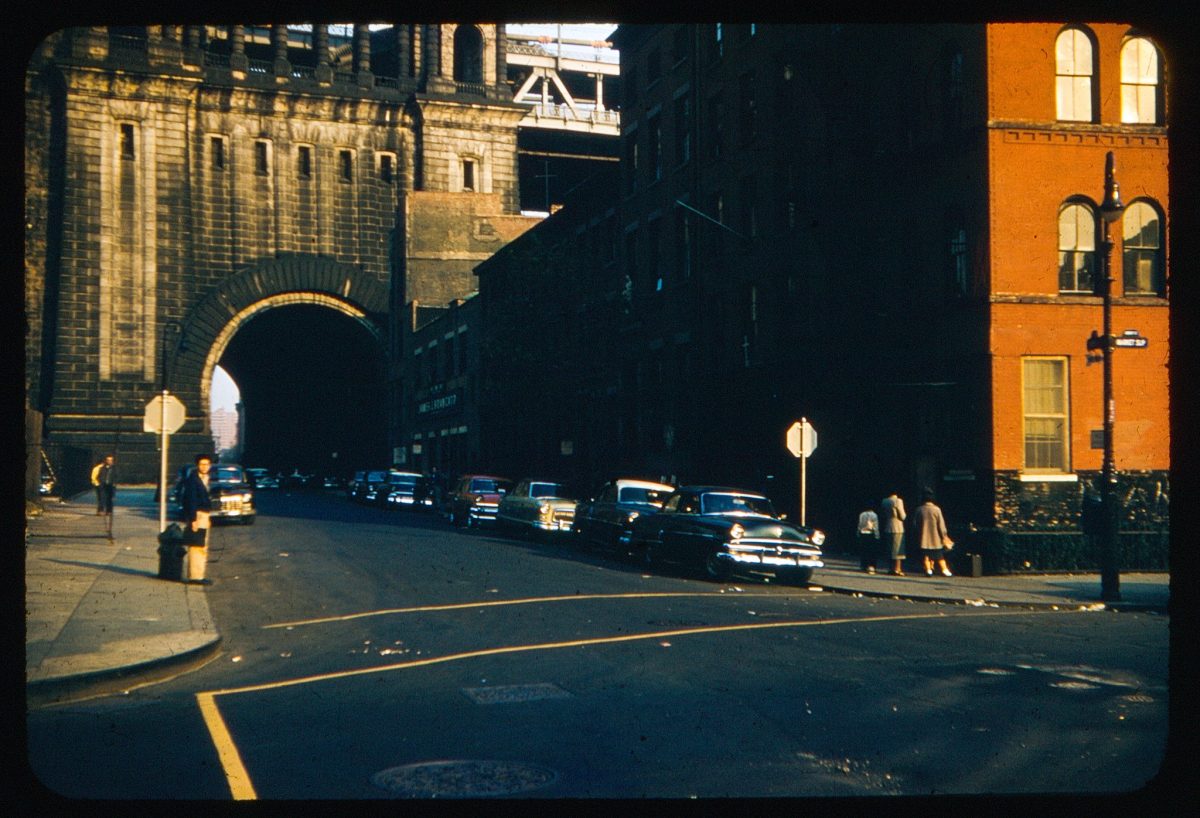 Under the Manhattan Bridge – date unknown, photographer unknown.

Found Kodachrome transparency from the personal private collection of Jan Wein.
#Photography