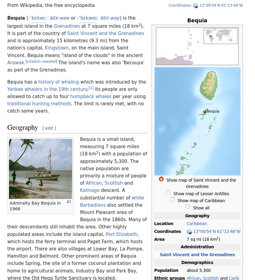 '#Bequia has a variety of communication systems..
The old telex system still operates.
 #Bequia has its own heavy-duty..shortwave..antenna. 
..Bequia has a large publications industry.
Various publishers, editors, and writers work on the island, as do painters and .. designers.'