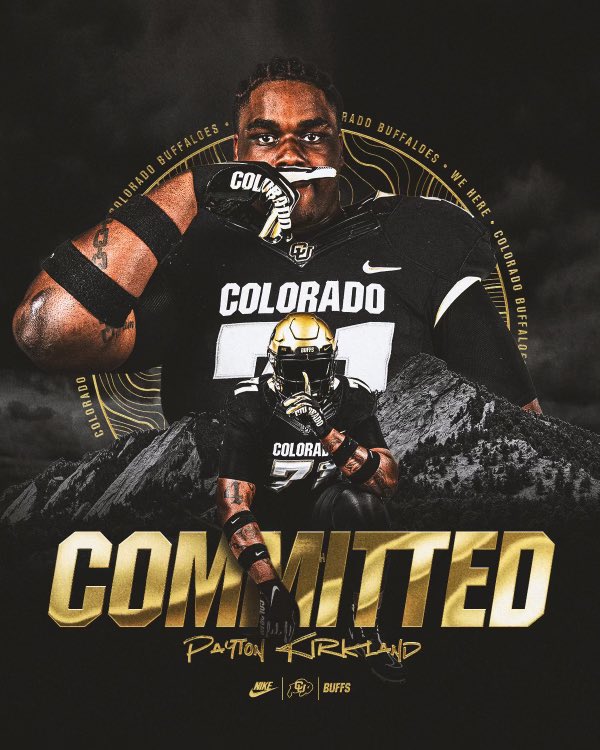 VeronicaLKirk's tweet photo. Ya HEARD????? @gbpkay @CUBuffsFootball #FavoredSon https://t.co/qKs2iejo3l