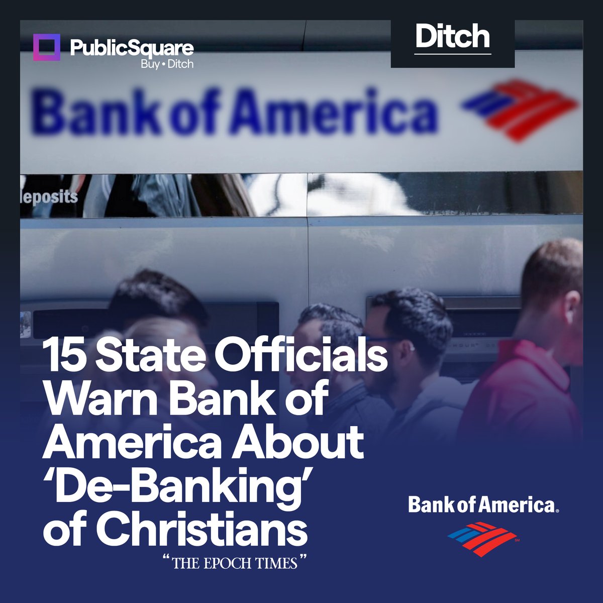 Banks being able to shut the accounts of their moral enemies should scare you. The Parallel Economy must create non-woke solutions in every aspect of society, including such a fundamental piece of a healthy economy, the banks! We MUST vote with our dollar, shop our values,