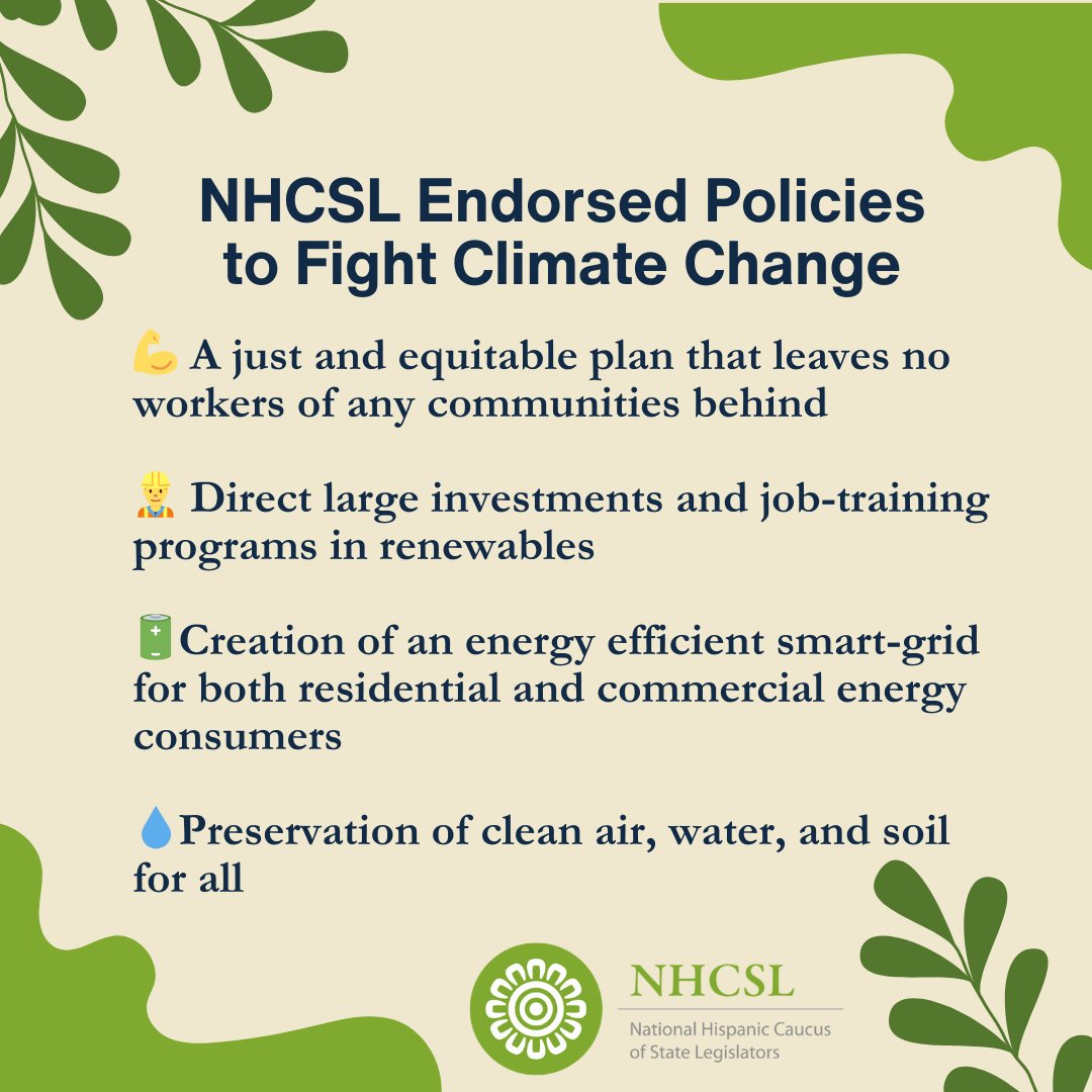 Did you know 64% of the people living in communities bearing climate change impacts are Hispanic, Black, or Native American? On #EarthDay, let's remember that to fight climate change and protect our planet, we can't leave our gente behind. Learn more: nhcsl.org/resources/reso…