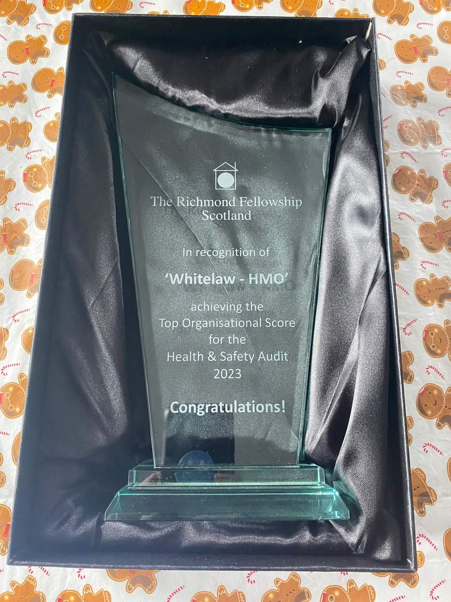Huge CONGRATULATIONS to the people we support and staff at our Whitelaw Road service who have received an award from CEO, Austen for achieving the organisation's highest scores in the 2023 Health &amp; Safety Audits!

Well done everyone! #ExcellenceInSafety #keepingeveryonesafe